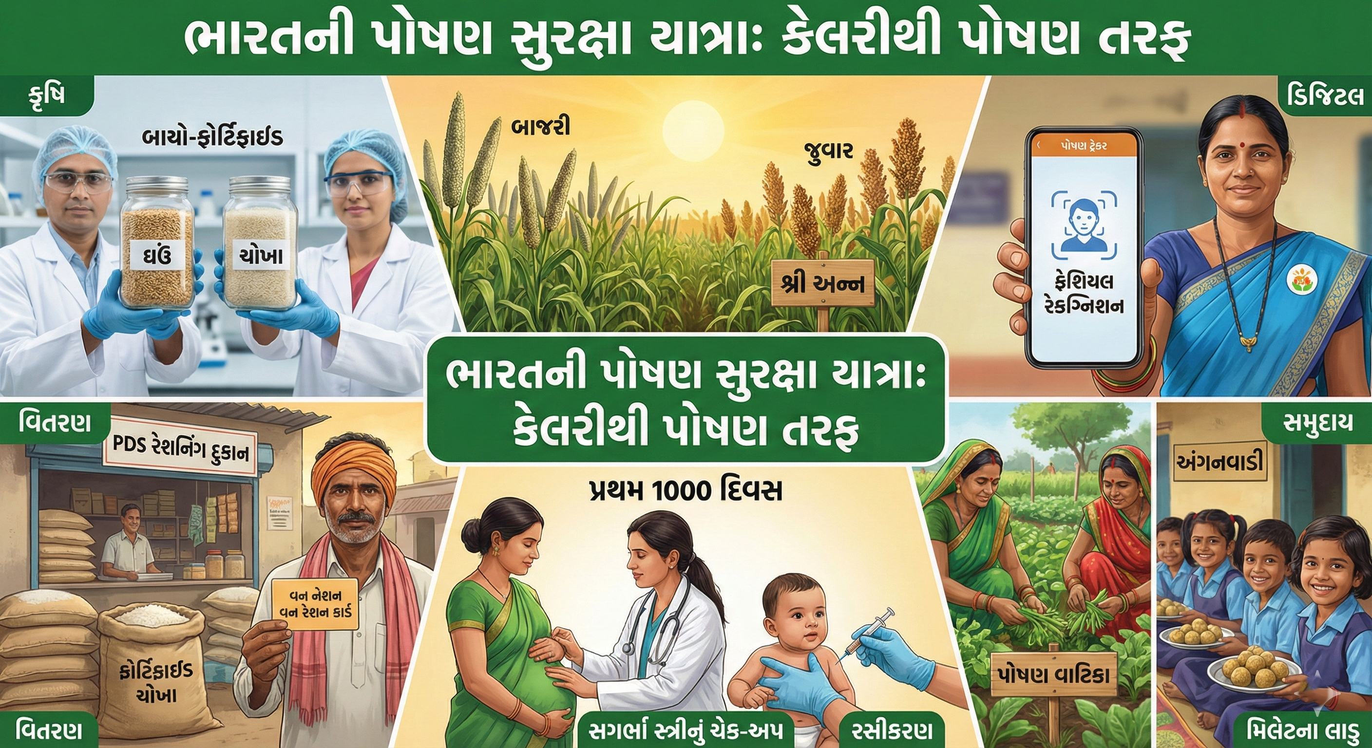 ભારતનું પોષણ સુરક્ષા અભિયાન