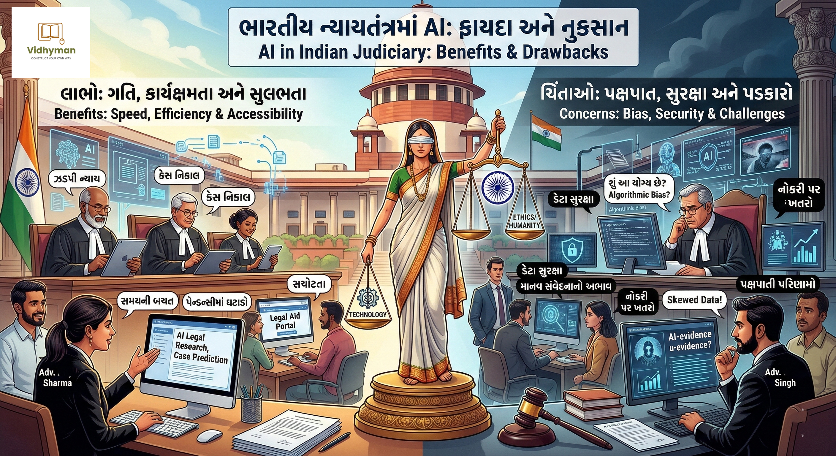 INDIAN EXPRESS-ન્યાયતંત્રમાં AI